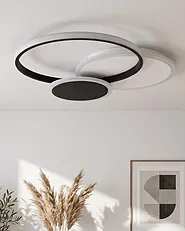 LED Ceiling Lamp ZAMI Metal Black_1149746