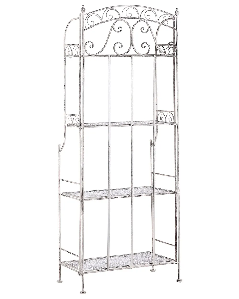 Hylla PADUA 61 cm 156 cm Metall Vit_791344