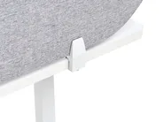 Desk Screen SPARKY 120 x 40 cm Light Grey_1015320