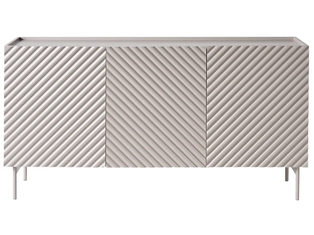 3 Door Sideboard YARAKA Light Beige_1057207