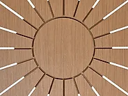 Spisebord til hagen LINOSA 80 cm 80 cm Metall Svart_1179408