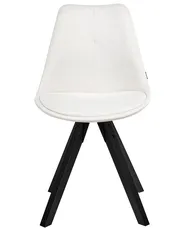Set of 2 Dining Chairs HEDLEY Fabric Light Beige_999068