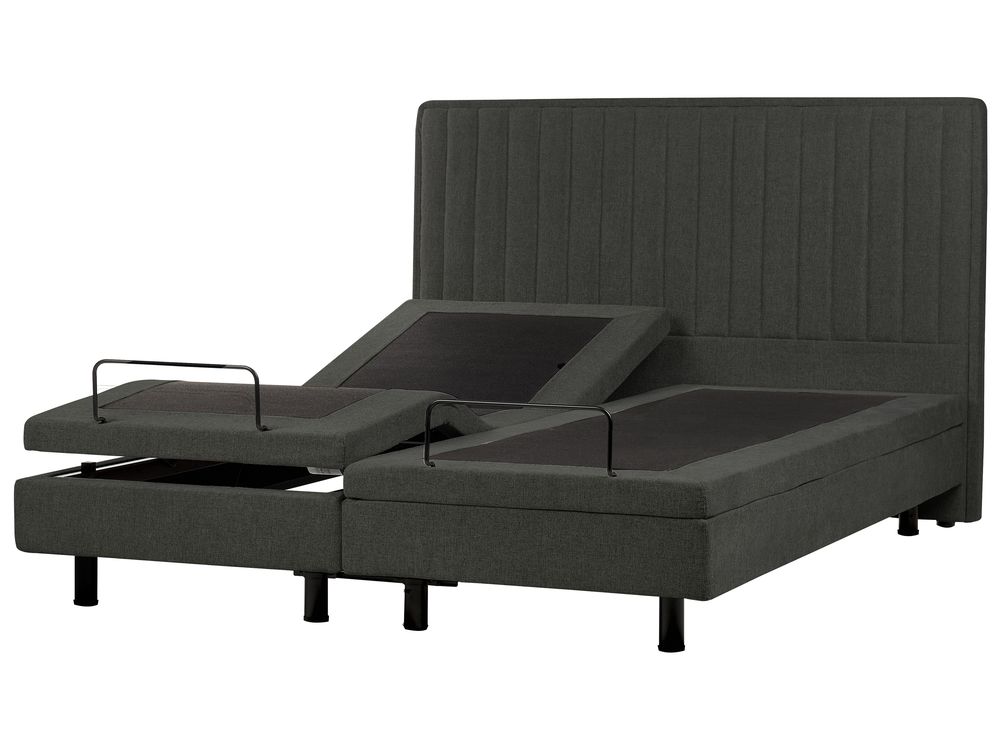 Justerbar seng  DUKE II 180 x 200 cm Mørkegrå