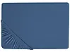 Muotoonommeltu lakana JANBU 180 x 200 cm Puuvilla Laivastonsininen