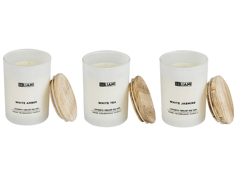 Doftljus 3-pack SIMPLICITY Sojavax Friska doftnoter Blommiga doftnoter