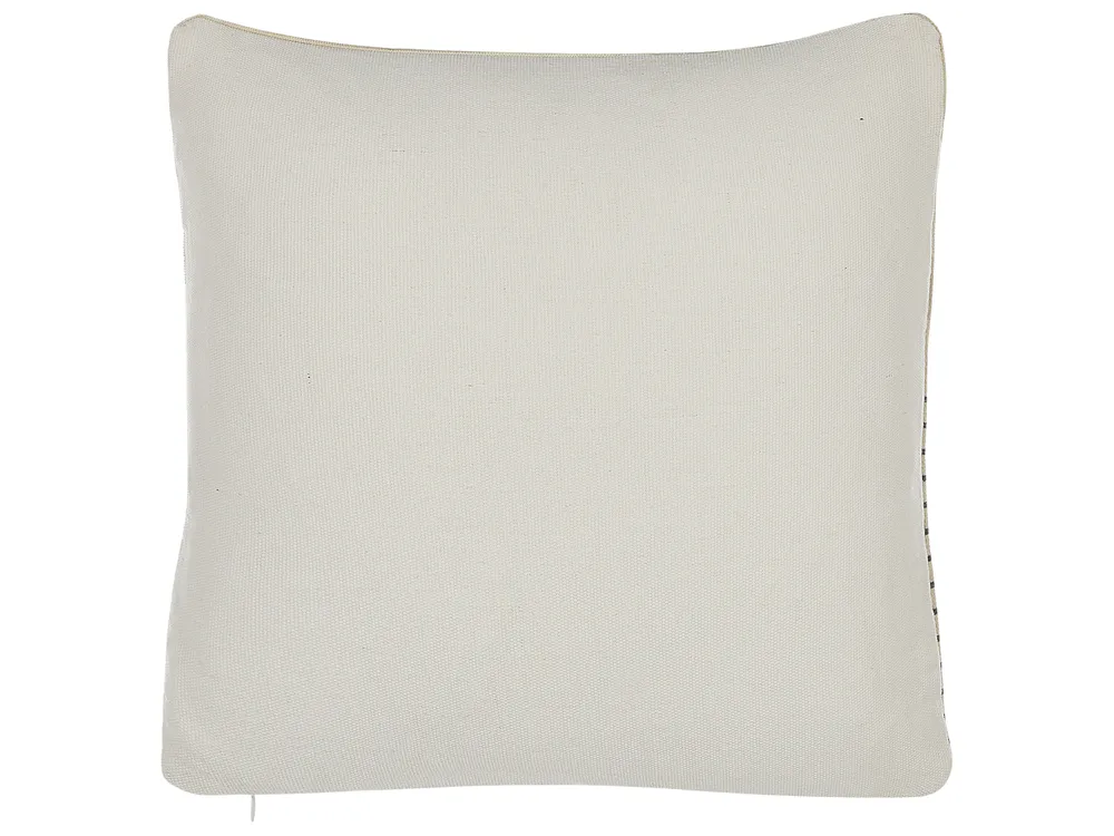 Set of 2 Decorative Cushions MOONFLOWER 45 x 45 cm White Geometric Pattern_818559