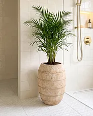 Plant Pot RHEINTAL 40 cm Beige_1161946