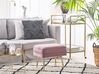 Upholstered Storage Bench ODESSA Velvet Pink