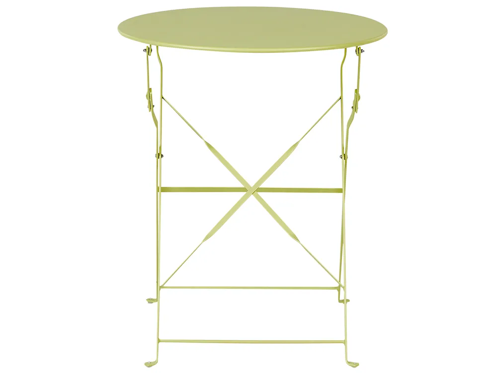 Bistro Set Folding FIORI Metal Lime Green_930503