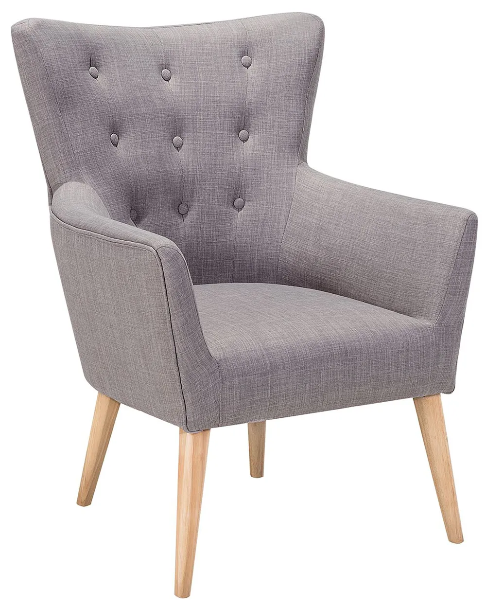 Armchair ANGEN Fabric Light Grey