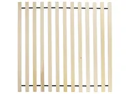Four Poster Bed Wood HERLIERE 160 x 200 cm (EU King Size) Light Brown_1039624