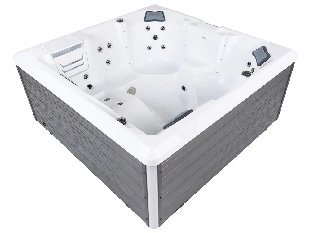 Ulkoporeallas LED-valolla OZOGOCHE Harmaa_1081870