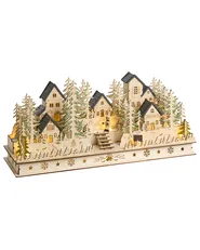 Christmas Decoration LED VANSJO 22 cm Light Brown_1017132