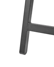 Garden Chair MARCEDDI with Footstool Metal Beige_928449