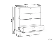 4 Drawer Chest MOURA Black_1015139