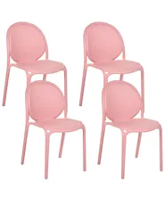 Set med 4 trädgårdsstolar BRUGNELLO Rosa_1106978