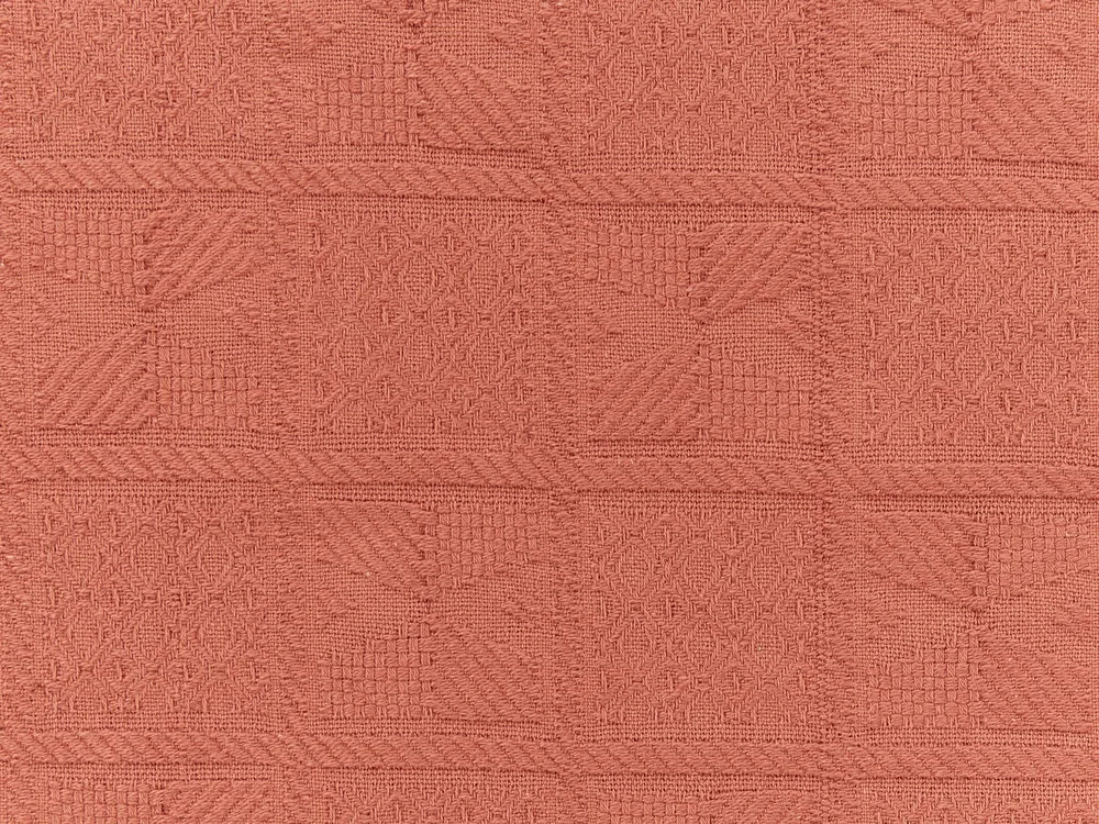 Bedspread MARAKA Cotton 200 x 220 cm Light Red_914573