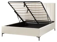 Bedroom Set SEZANNE Boucle Off-White 160 x 200 cm (EU King Size)_939786