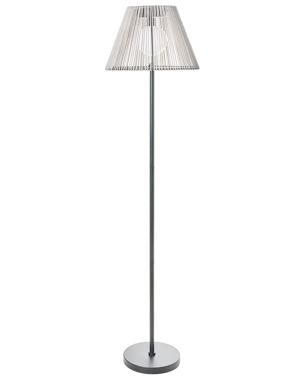 Solar Outdoor LED Floor Lamp LUETE Grey