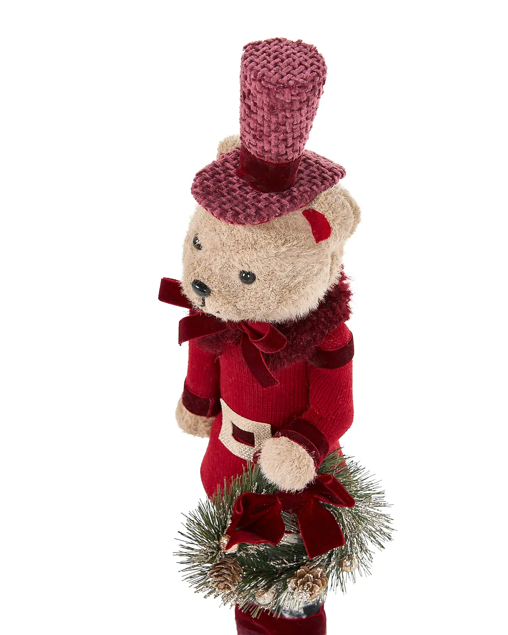 Set of 2 Figurines MATALA 61/64 cm Bear Reindeer Red_1156704