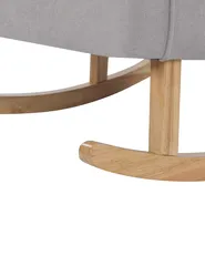 Rocking Chair TRONDHEIM Fabric Light Grey_775781