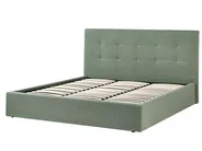 Ottoman Bed LORIENT Boucle Green 180 x 200 cm (EU Super King)_1040327
