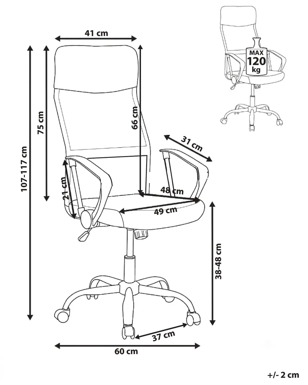 Office Chair DESIGN Black_1091883