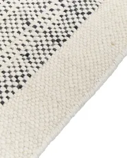 Rug KETENLI White 140 x 200 cm Wool_847446