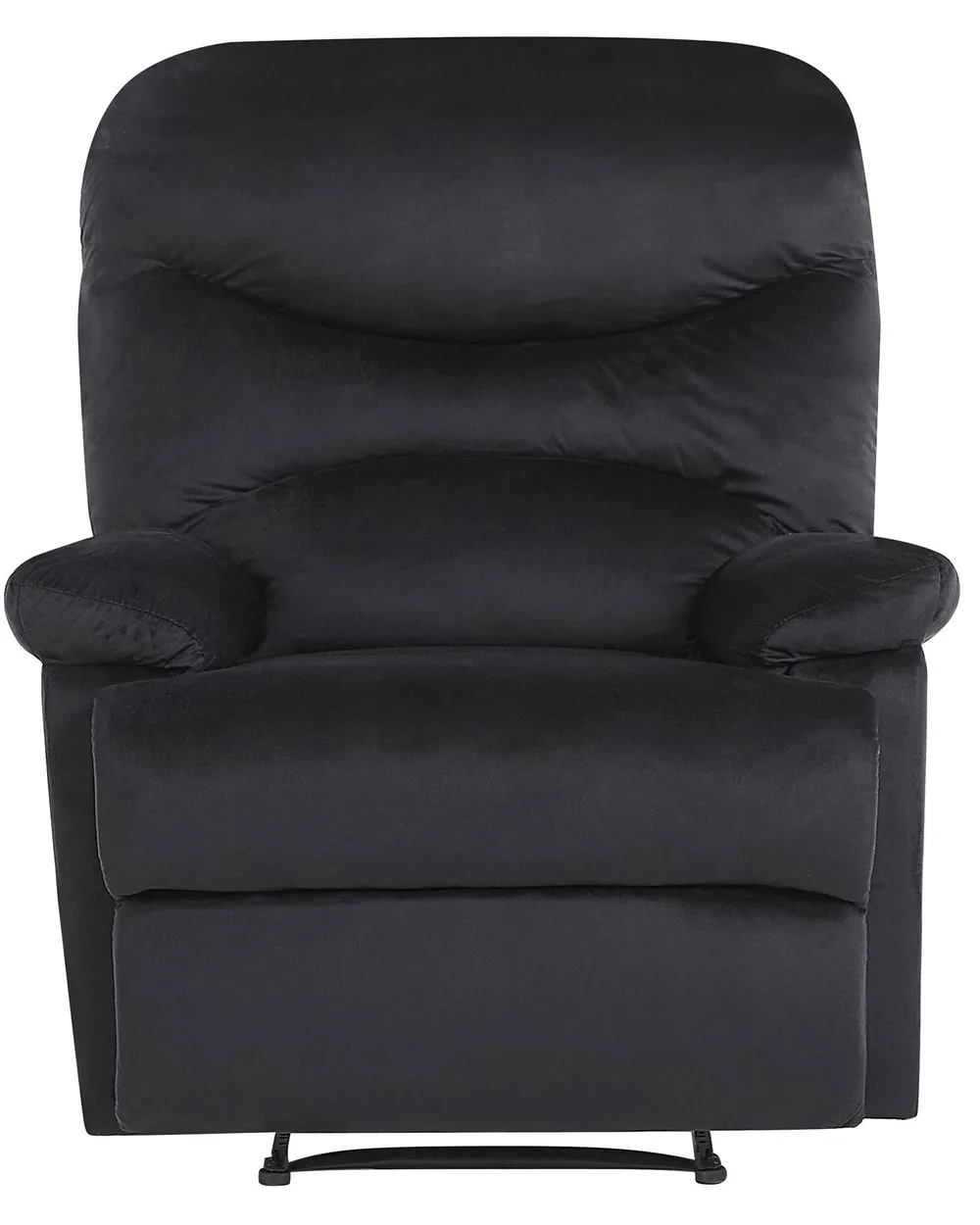 Recliner Chair ESLOV with Footrest Velvet Black_779812