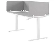 Desk Screen WALLY 120 x 40 cm Light Grey_1068070