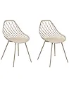 Ruokatuolisetti 2 kpl CANTON Beige