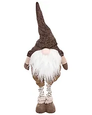 Set of 3 Christmas Decorations KOSKENKORVA 70/58-80/80-104 cm Gnome Brown_1174189