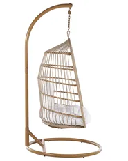 Hängstol med stativ ALLERA Konstrotting Beige_803278