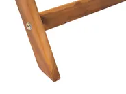 Garden Dining Table CENTO 140 cm 75 cm Acacia Wood Brown_691064