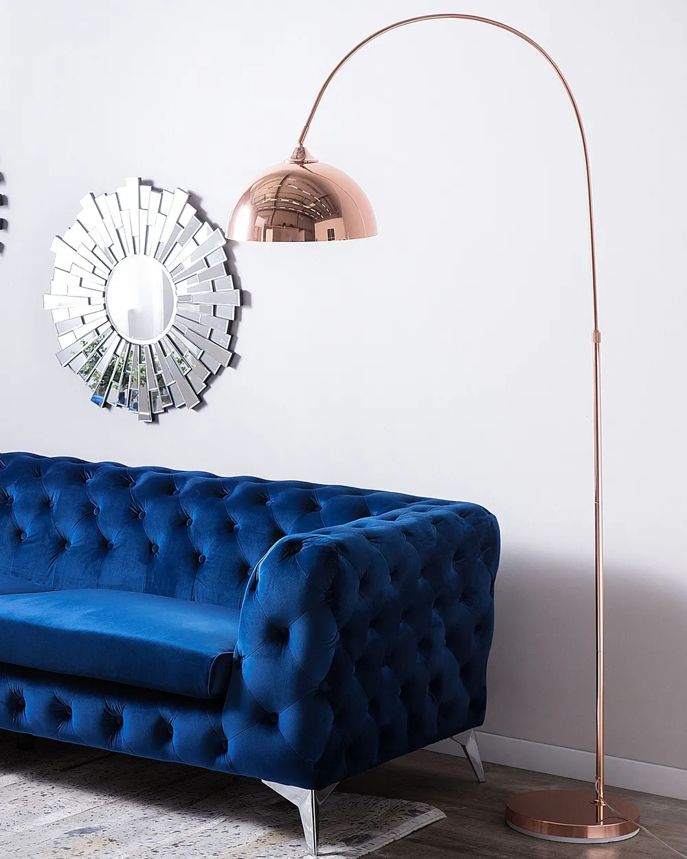 Floor Lamp CANDELLA Metal Copper