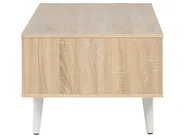 Coffee Table SWANSEA with Storage Light Brown_722632