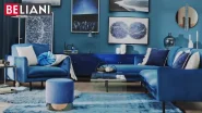 Storage Unit URIA Metal Navy Blue_898184