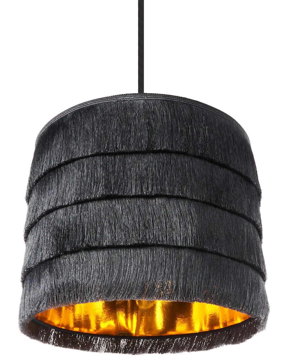 Pendant Lamp SUAPURE Fabric Black_955575