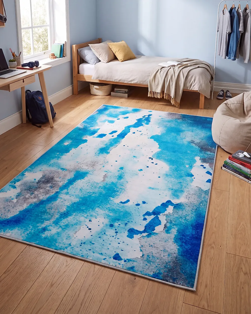 Rug BOZAT Blue 140 x 200 cm_1177586