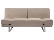 Sofa Bed 2 Seater YORK Fabric Beige_23906