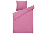 Duvet Cover Set HARMONRIDGE 135 x 200 cm Sateen Cotton Pink_815038