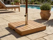 Parasol Base CRECCHIO Square Brown 24 kg_1066112