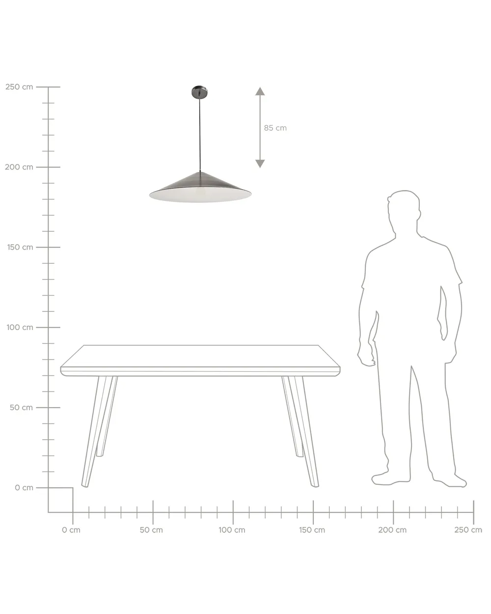 Pendellampa RASPACULO Metall Svart_1036381