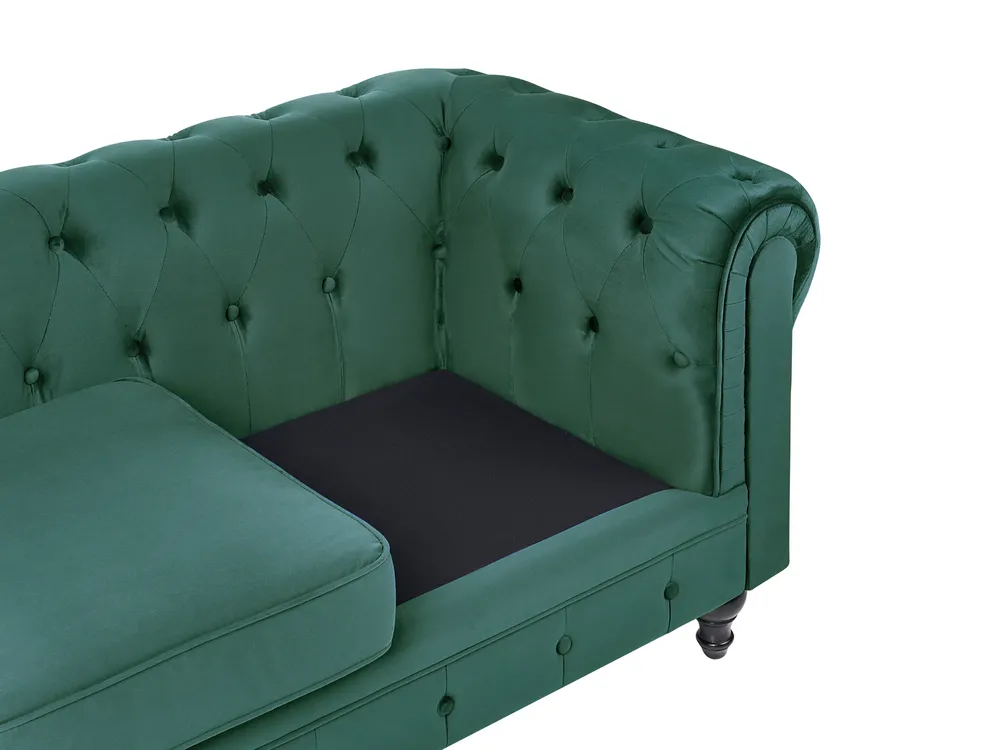 Sofa 3 Seater CHESTERFIELD Velvet Emerald Green_705615
