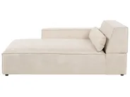 Moduulikulmasohva 4-istuttava HELLNAR Sametti Vaaleanbeige Oikea_911094