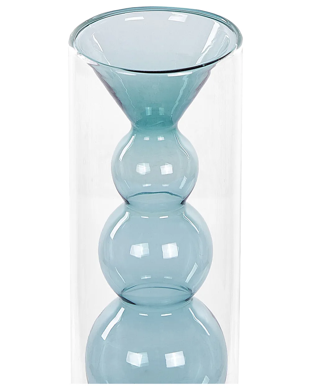 Blomvas KALOCHI 27 cm Glas Turkos_838041