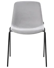 Set of 4 Dining Chairs TILLER Fabric Grey_1027011