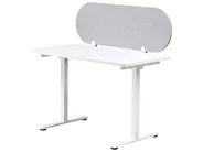 Skiljevägg för skrivbord SPARKY 120 x 40 cm Ljusgrå_1015317