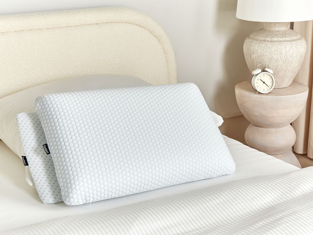 Bed Pillow EMIN High 40 x 60 cm Memory Foam White