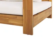 Garden Corner Sofa with Table 5 Seater MARETTIMO Certified Acacia Wood Brown Left Hand_953822